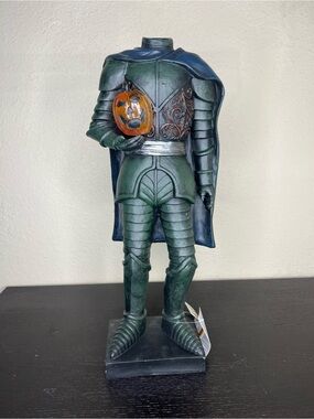NEW Martha Stewart 20” Headless Horseman Holding Pumpkin Figurine